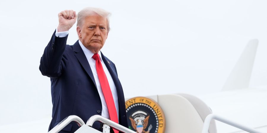Donald Trump äussert sich zu möglichen weiteren Russland-Sanktionen.