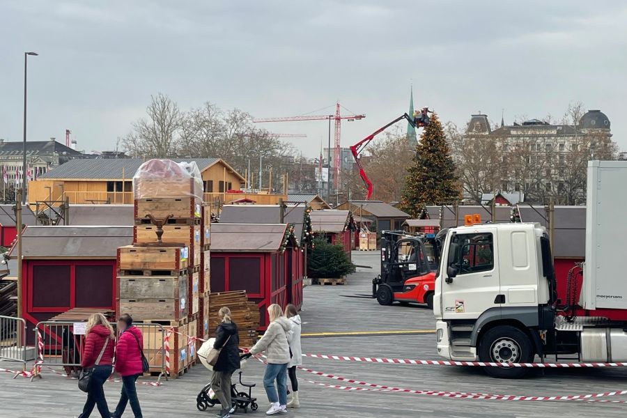 Über 100 Markthütten und Häuschen werden dann eröffnen.