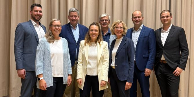 Menschen Gruppenfoto FDP Luzern