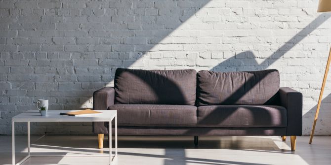 Sofa Sonnenlicht Innenraum Zweisitzer