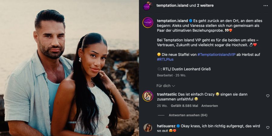 temptation island vip