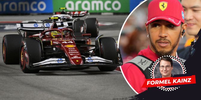 Lewis Hamilton Ferrari Singapur
