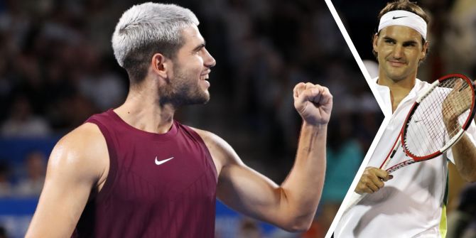 Alcaraz Federer