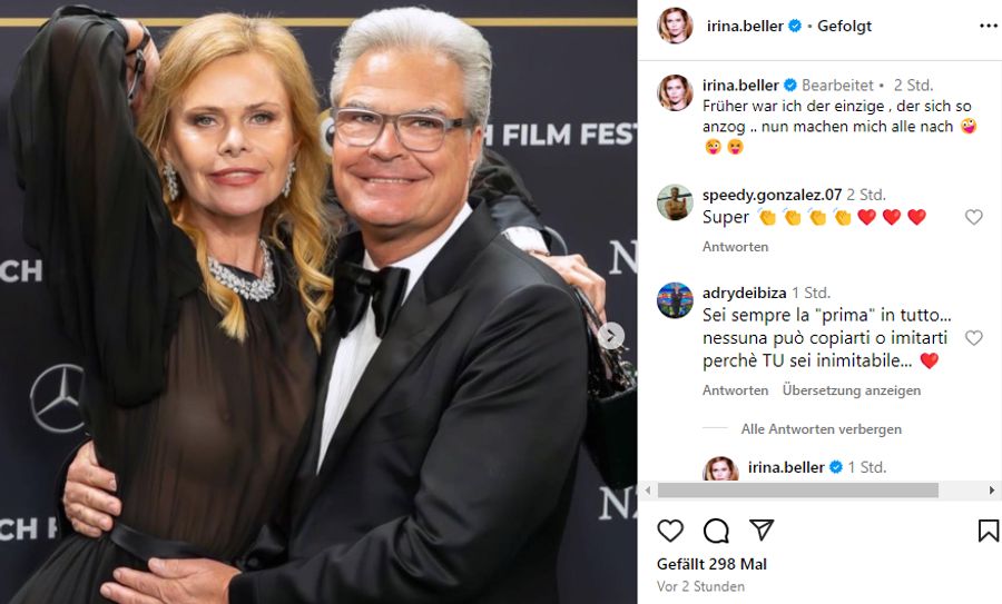 Irina und ihr Partner Thomas Dürr beim ZFF im vergangenen Jahr.