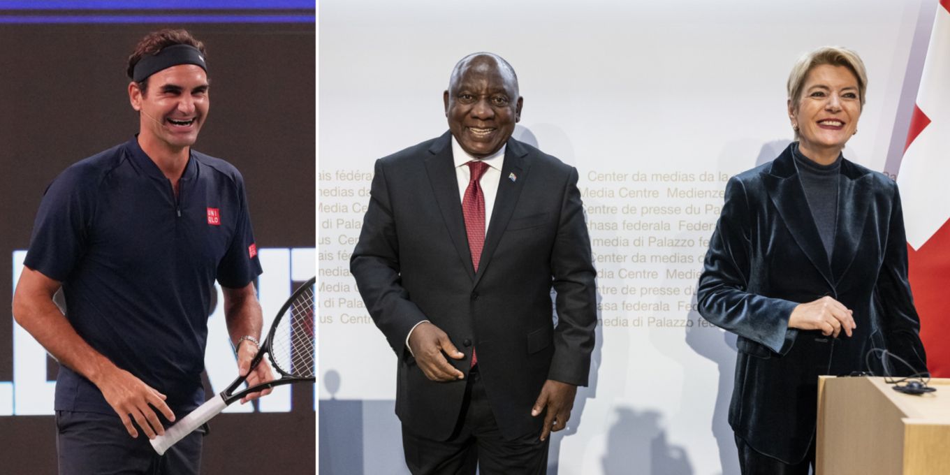 Federer Offers Tennis Tips to South Africa’s President