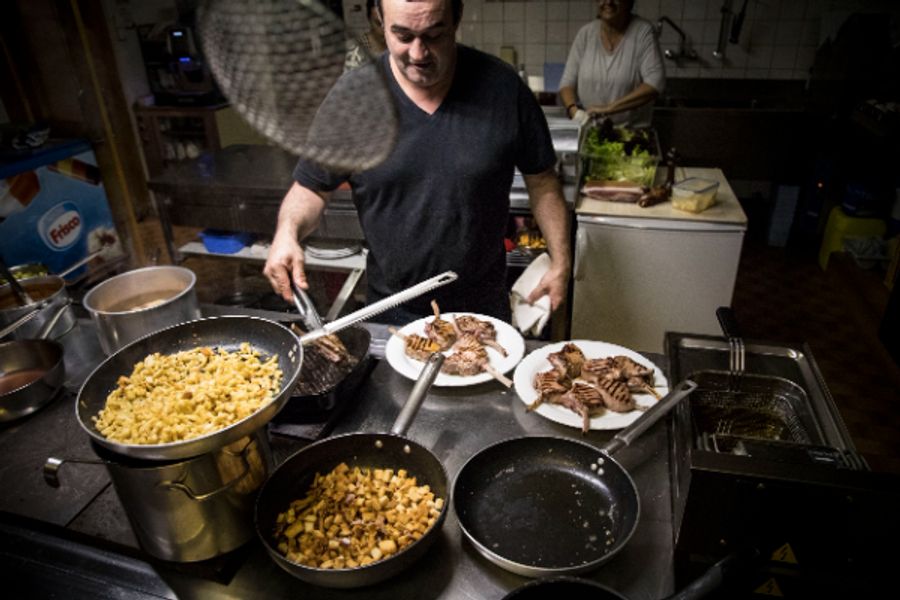 Küche Töpfe Koch Essen