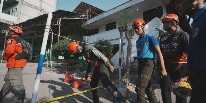 Indonesia School Collapse