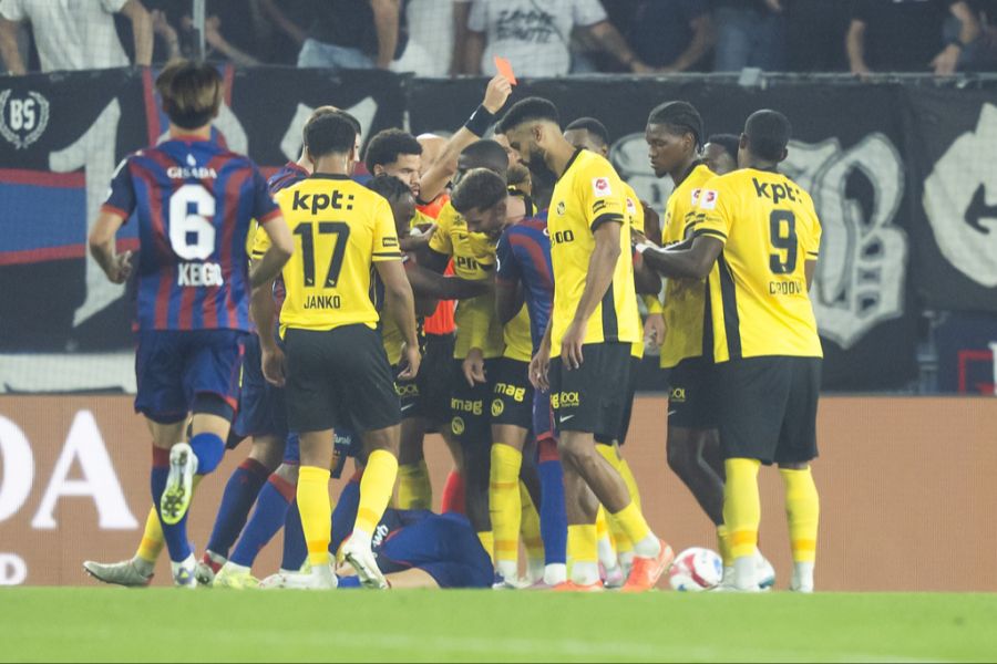 YB FCB Rudelbildung