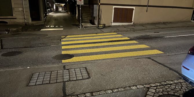 Unfallstelle Kaltbrunn