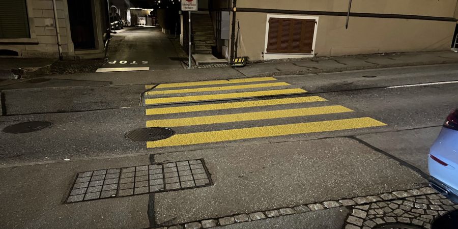 Unfallstelle Kaltbrunn