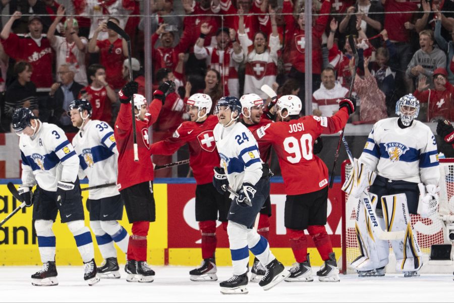 Schweiz Finnland Eishockey-WM
