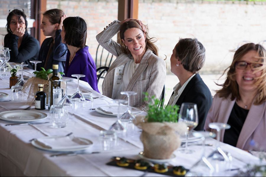Kate Middleton besuchte in Reggio Emilia ein gemeinsames Mittagessen. Der Termin war Teil ihrer Arbeit zur frühen Kindheit.