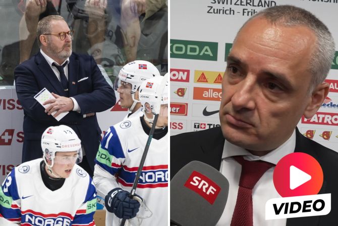 Eishockey-WM Schweiz Norwegen Cadieux