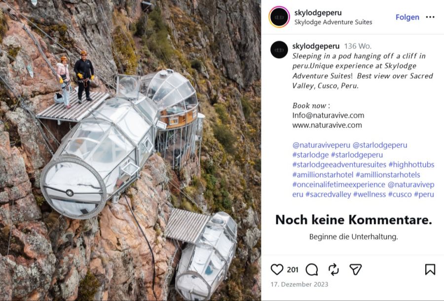 Skylodge Adventure Suites.