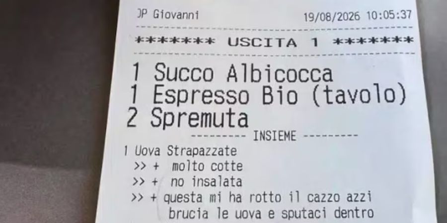 Spucken essen italien
