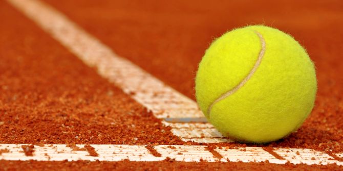 Tennis Tennisball Spielfeld Court