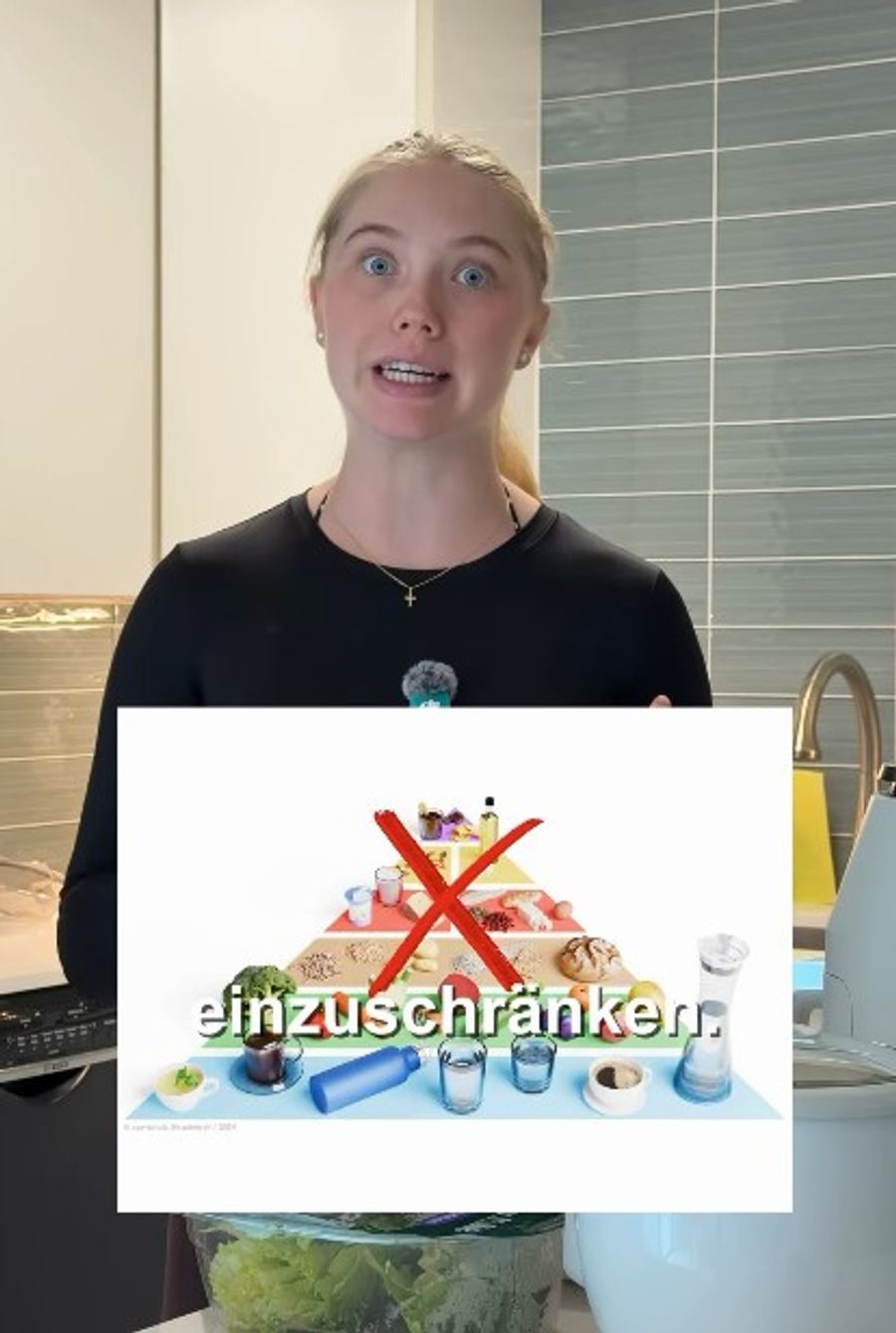 «Wir müssten uns schon fast wieder so ernähren wie zu Kriegszeiten», behauptet FDP-Influencerin Elisa Strebel.