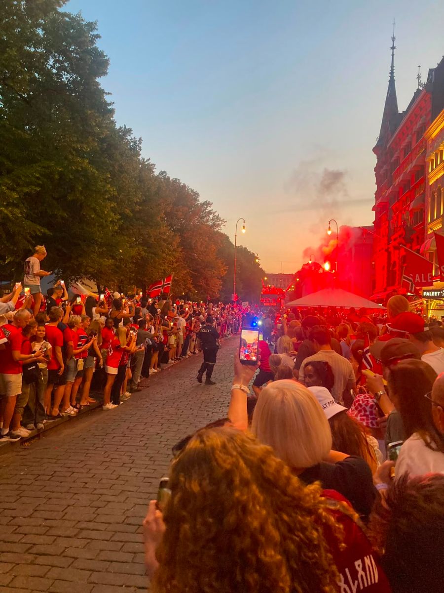 90'000 Fans warteten auf Captain Odegaard und Co.
