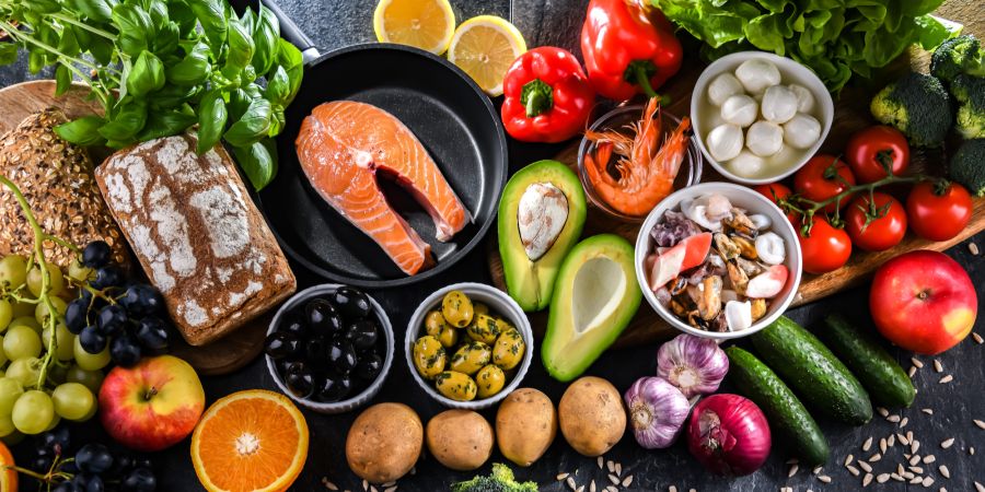 Mediterrane Ernährung Küche Lebensmittel