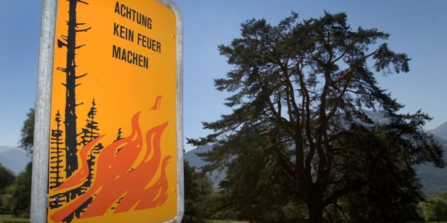 Im Kanton Uri herrscht Waldbrandgefahr. (Symbolbild)
