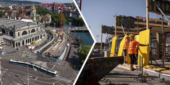 Baustelle am HB