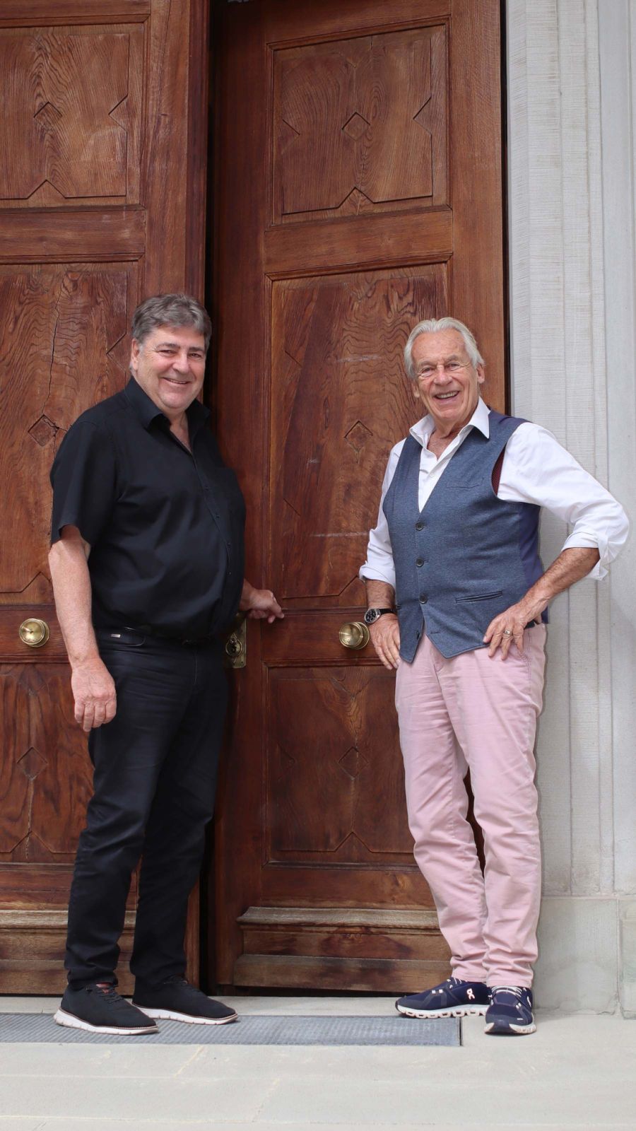 André Keller (links) mit Pepe Lienhard.