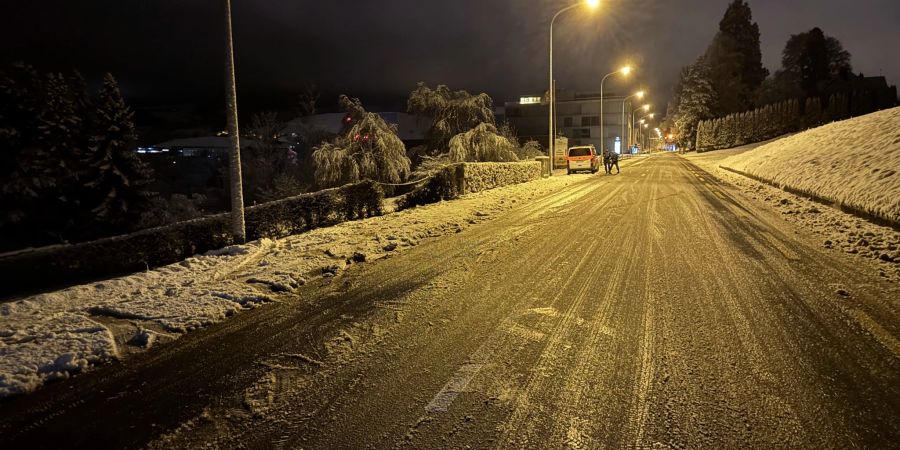 Unfallstelle in St. Gallen