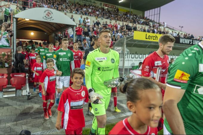 Jonathan Klinsmann im Trikot des FC St.Gallen. FC St.Gallen