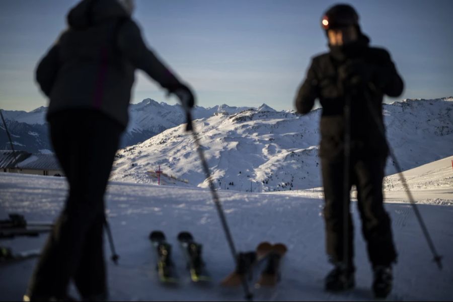 Skifahrer können ihrem Hobby am Samstag bei milden Temperaturen nachgehen.