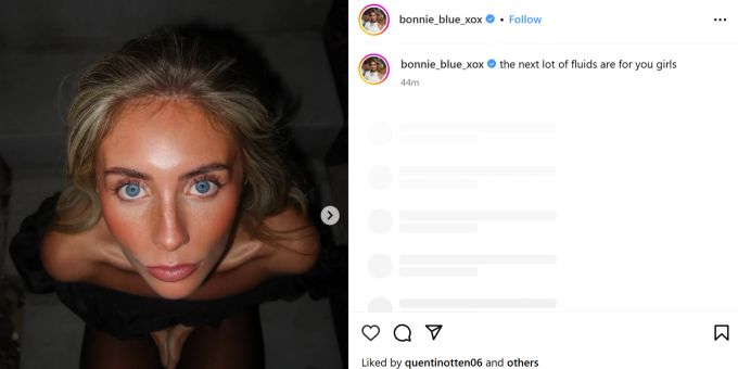 Die Pornodarstellerin Bonnie Blue ist offenbar schwanger. Bonnie Blue Only Fans