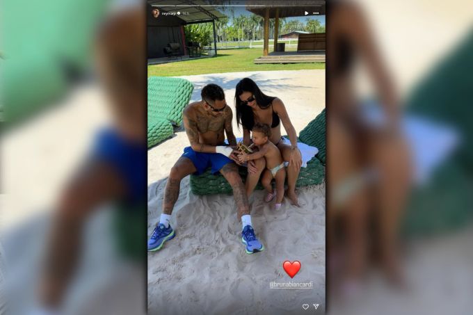 Auf Instagram zeigt sich Neymar als liebevoller Familienvater. Instagram Neymar