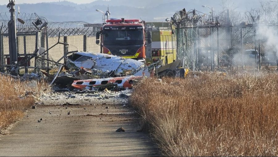 Laut der Feuerwehr starben bei dem Unglück 179 Personen - lediglich zwei Insassen überlebten.