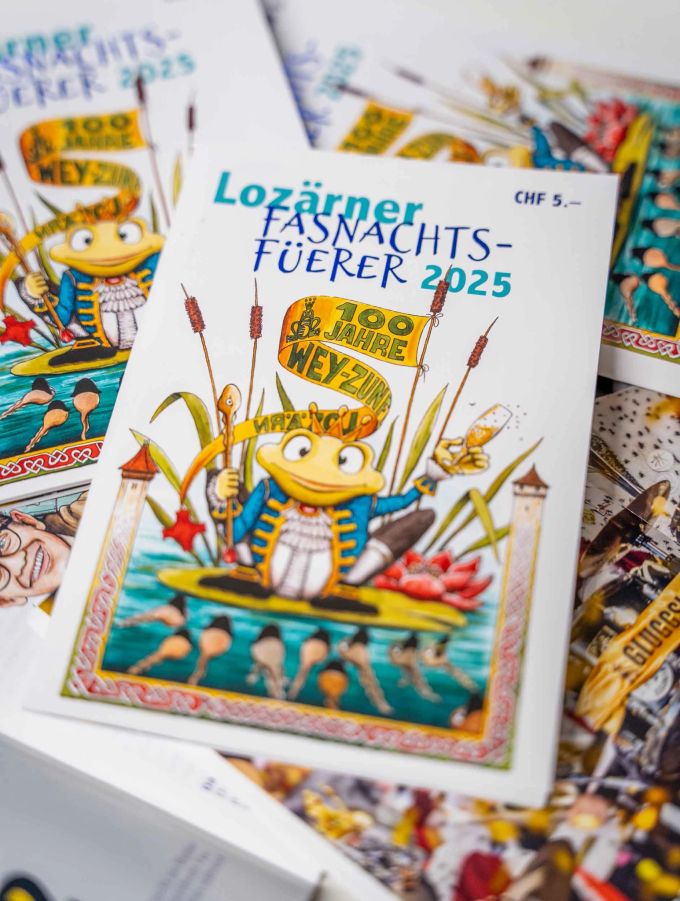 Die aktuelle Ausgabe des Lozärner Fasnachtsfüerers widmet sich der Wey-Zunft. Lozärner Fasnachtsfüerer