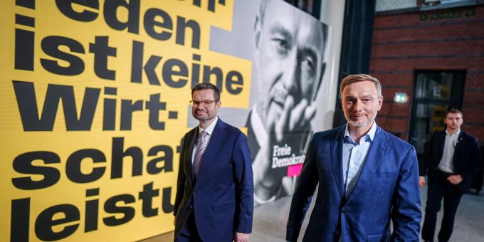 Die FDP-Kampagne zur Bundestagswahl 2025. (Archivbild) Wahlkampagne