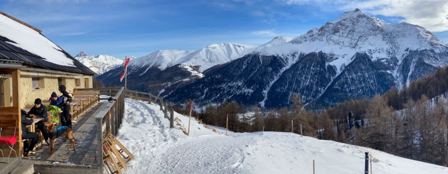 Winterwanderung Alp Engadin