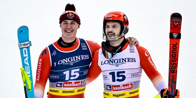 Franjo von Allmen und Loïc Meillard gewannen an der Ski-WM Gold in der Team-Kombi. Ski-WM SRF