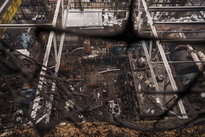Russland versucht gezielt Energieanlagen in der Ukraine zu zerstören. ukraine energieanlagen