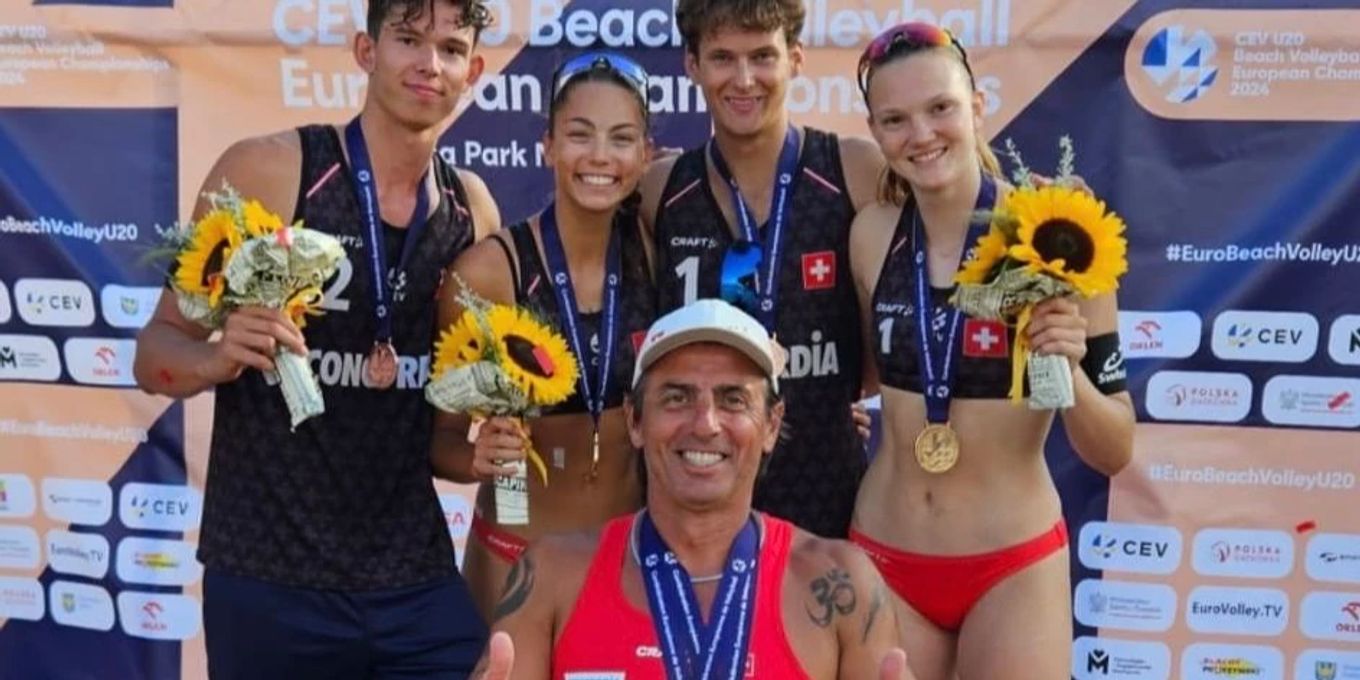Tim Noack Schweizer Beachvolleyballteams gewinnen Gold & Bronze an der U20 EM ...
