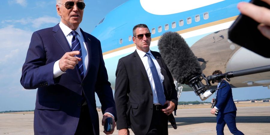 US-Präsident Biden wirft seinem politischen Kontrahenten Trump zündelnde Rhetorik vor.