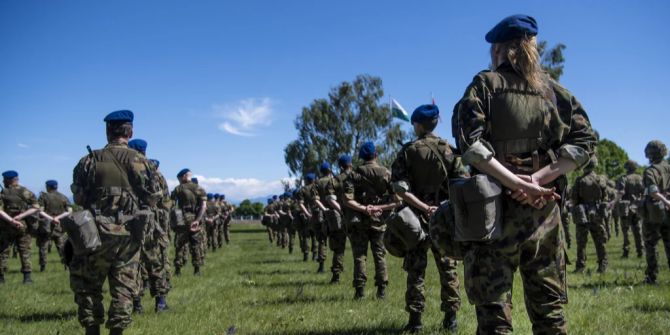 Soldaten der Schweizer Armee