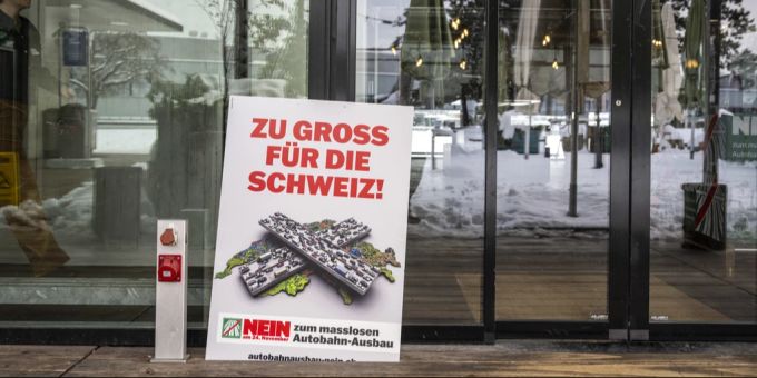 Der Autobahnausbau scheiterte an der Urne. Autobahnausbau