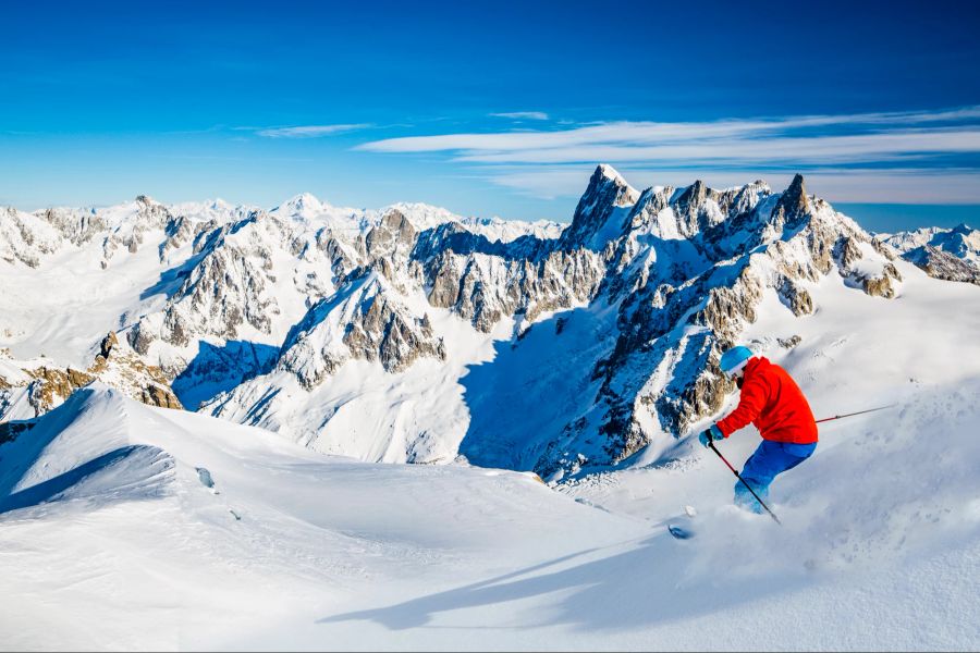 Chamonix, Ski, Berge, Schnee