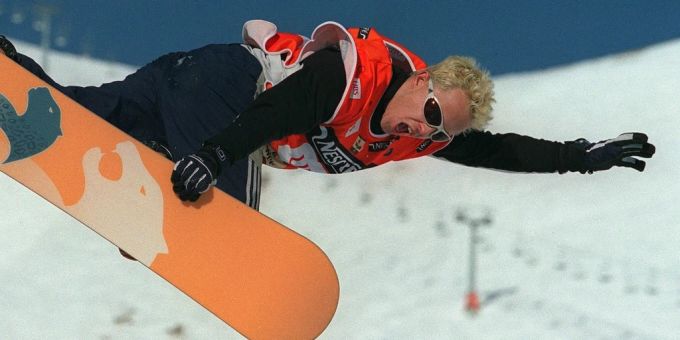 Gehörte zu den besten Snowboardern der Welt: Fabien Rohrer, hier im Jahr 1998. Fabien Rohrer