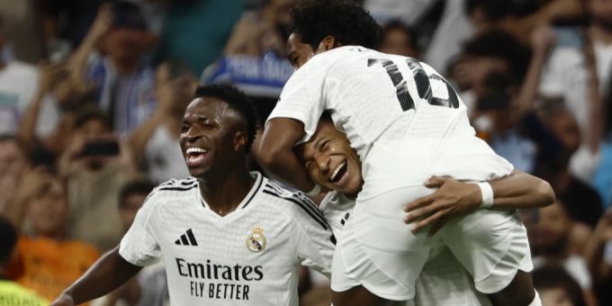 Real Madrid gewinnt gegen Espanyol Barcelona nach einem Rückstand noch deutlich. Real