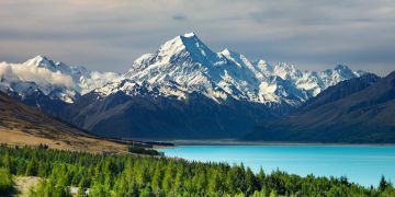 Mount Cook und Pukaki Lake, Neuseeland