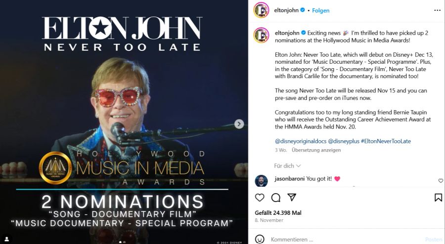 elton john augenlicht