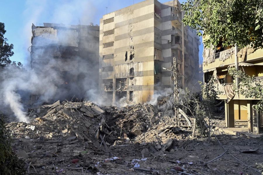 Auch in der Hauptstadt Beirut schlagen immer wieder Raketen ein.