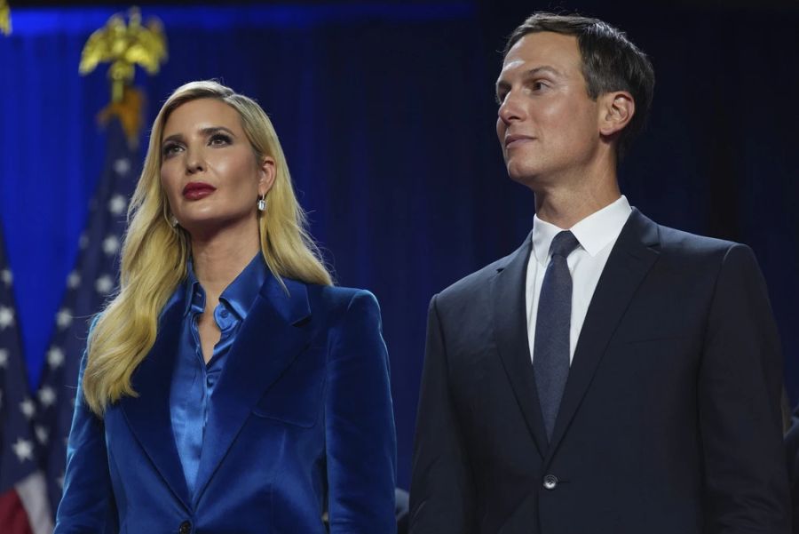 Ivanka, die Tochter von Donald Trump, und ihr Mann Jared Kushner (43).