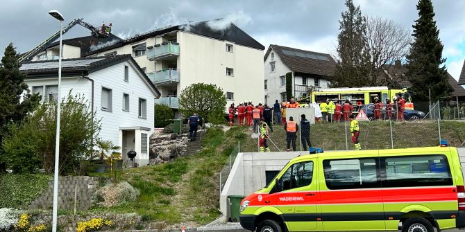 Schönenberg ZH Brand