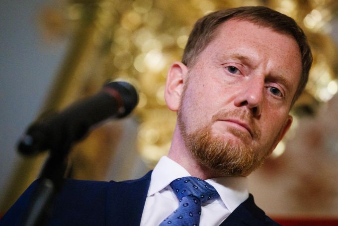 Die CDU von Ministerpräsident Michael Kretschmer liegt in Umfragen zur Landtagswahl in Sachsen aktuell vorn. Michael Kretschmer Sachsen